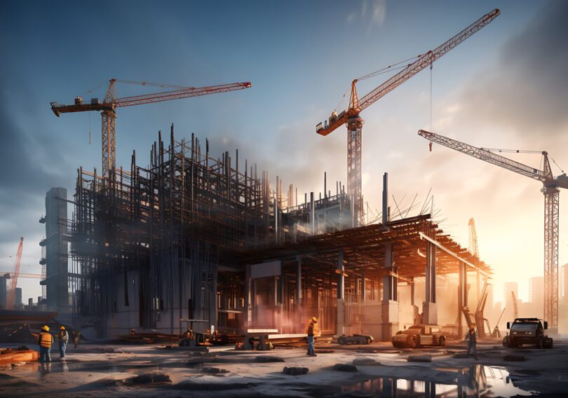 Industrial Building Under Construction