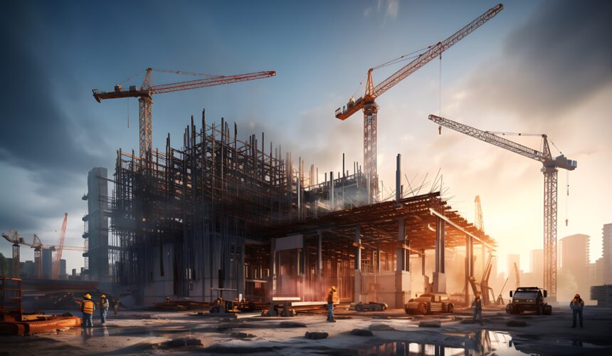 Industrial Building Under Construction